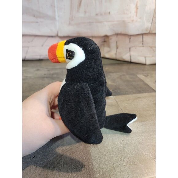 Beanie Babies tucan bird puffer stuffed animal toy - Picture 3 of 7